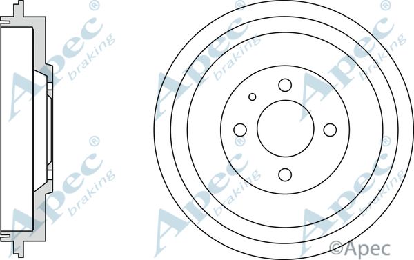 APEC BRAKING Тормозной барабан DRM9940